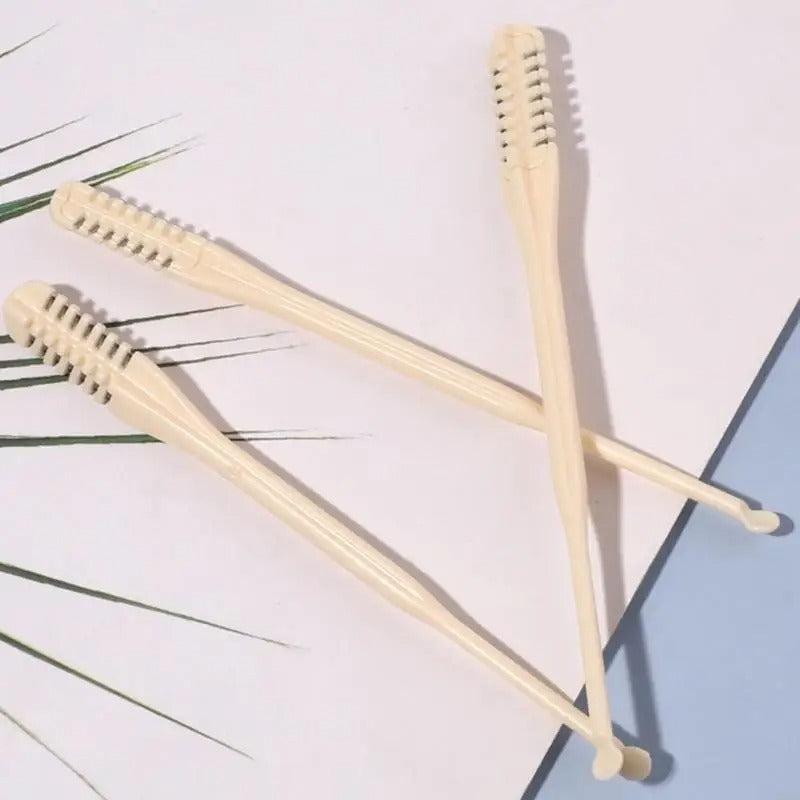 Pack of 2 Double-Sided Manual Nose Hair Trimmers – Safe & Painless Grooming Tool for Men & Women