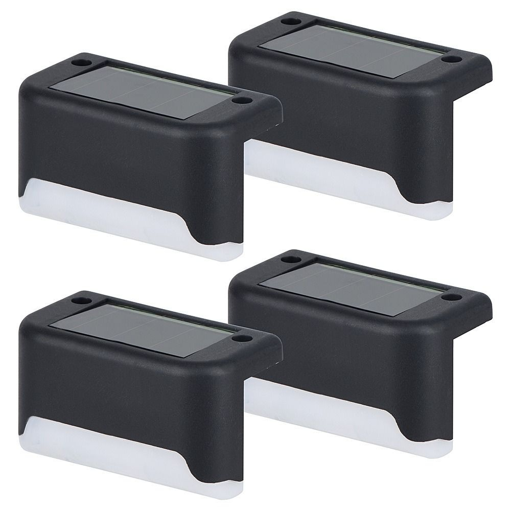 Multifunctional Waterproof LED Solar Step Lamp | Solar Powered Outdoor Fence Light | Garden Pathway And Deck Lighting For Home And Yard Decor