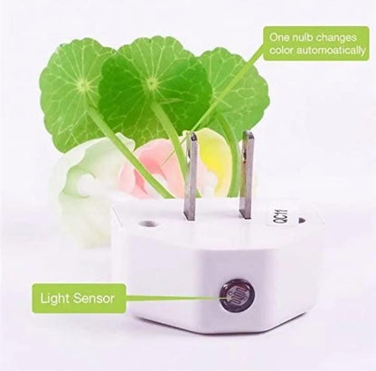 Mushroom Night Light Dusk To Dawn Sensor LED Night Lights Flower Lamp Bedroom Baby Room Lamps For Kids Gifts