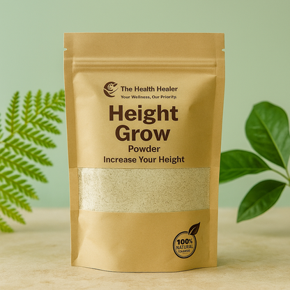 The Health Healer Height Grow Powder – 100% Natural Height Increase Supplement (100 grams)