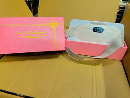 Portable Cordless Heating Pad, Electric Waist Belt Device, Fast Heating Pad with 3 Heat Levels and 3 Massage Modes, Back or Belly Heating Pad for Women, Menstrual Heating Pad, Heating Had for Period Cramps | Cramp Relief Belt