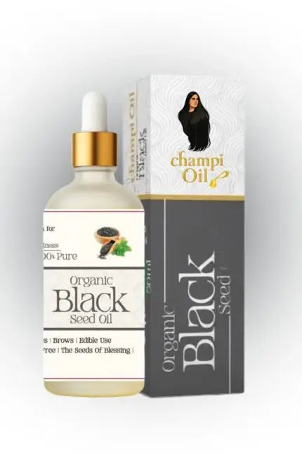 Organic Black Seed Oil | 100% Pure Cold-Pressed Kalonji Oil for Hair Growth, Glowing Skin & Immune Support – Rich in Antioxidants